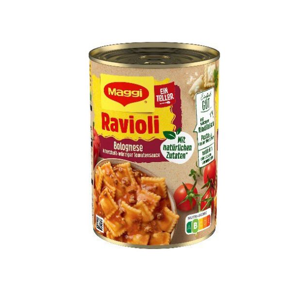 Ravioli Bolognese mit Nutri-Score B