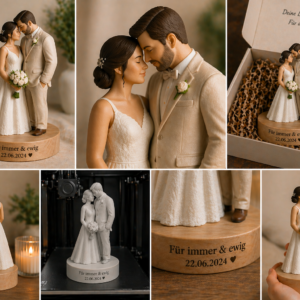 Personalisiertes 3D-Hochzeitspaar – Deine Liebe für die Ewigkeit – Bild 2